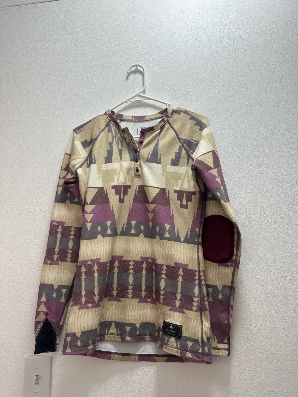 Burton fleece sweater long sleeve